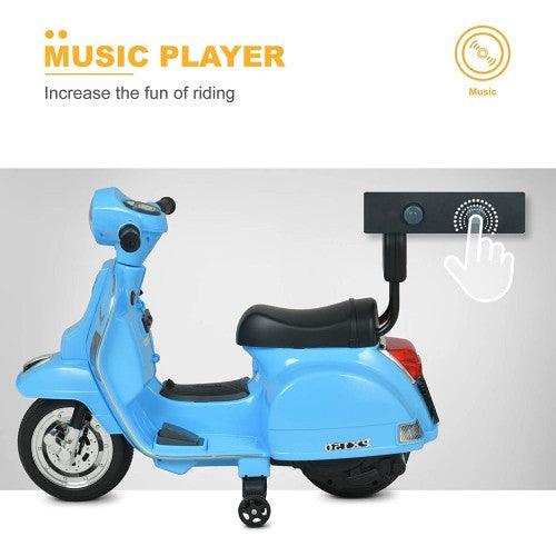 UENJOY PX150 6V Kids Ride Motorcycle (Vespa Edition Pink, Blue , White, Black) - Toytexx UENJOY PX150 6V Kids Ride Motorcycle (Vespa Edition Pink, Blue , White, Black) - Toytexx